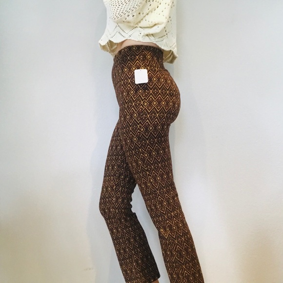 NWT Free people high waisted pattern boho pants - Picture 4 of 8